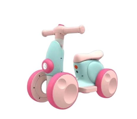 Model Music Light Bubble Device Scooter Baby Electric Balance Car Bike per bambini di 2-4 anni