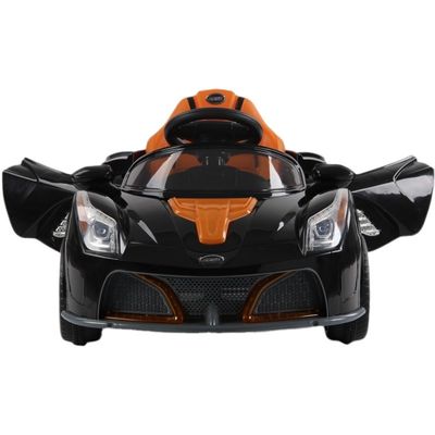 Super Single Seat Black Kids Car Ride su 6v 12v Electric Car per bambini piccoli