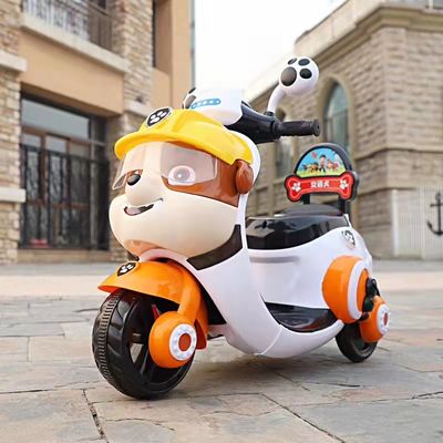 494PCS Motocicletta elettrica per bambini giocattolo triciclo guida in auto per bambini da 2 a 5 anni