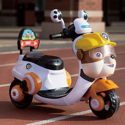 494PCS Motocicletta elettrica per bambini giocattolo triciclo guida in auto per bambini da 2 a 5 anni