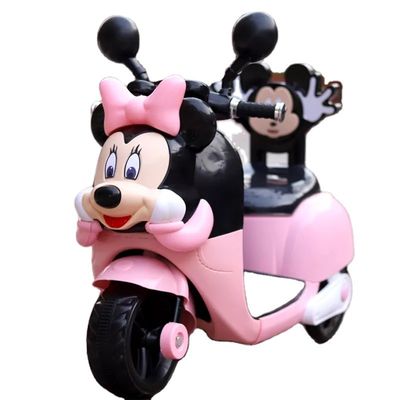 Ride On 6 Volt Electric Motorcycle Car per ragazze Distanze d'età da 2 a 4 anni giocattolo di guida