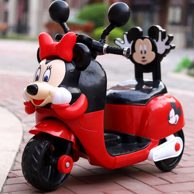 Ride On 6 Volt Electric Motorcycle Car per ragazze Distanze d'età da 2 a 4 anni giocattolo di guida