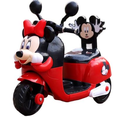 Ride On 6 Volt Electric Motorcycle Car per ragazze Distanze d'età da 2 a 4 anni giocattolo di guida
