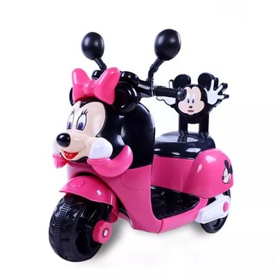 Ride On 6 Volt Electric Motorcycle Car per ragazze Distanze d'età da 2 a 4 anni giocattolo di guida
