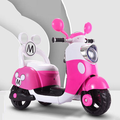 14 kg rosa 6V4.5 Mini Tre ruote elettrico guida su triciclo motociclo auto per bambini
