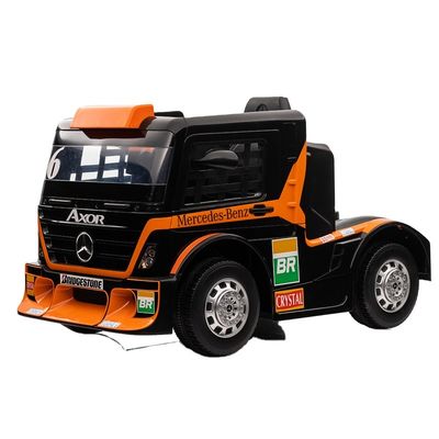 Ride On Toy Truck Car per bambini con rimorchio 6 ruote 12v o 24v Licenza di plastica PP