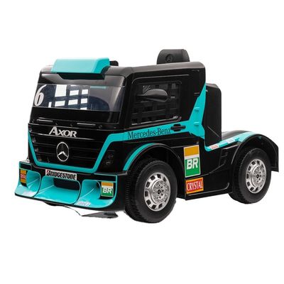 Ride On Toy Truck Car per bambini con rimorchio 6 ruote 12v o 24v Licenza di plastica PP