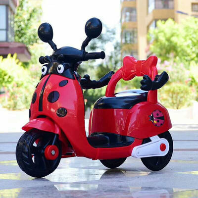 Motociclette elettriche di plastica i bambini guidano su giocattoli con luci e musica