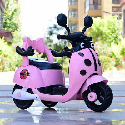 Motociclette elettriche di plastica i bambini guidano su giocattoli con luci e musica
