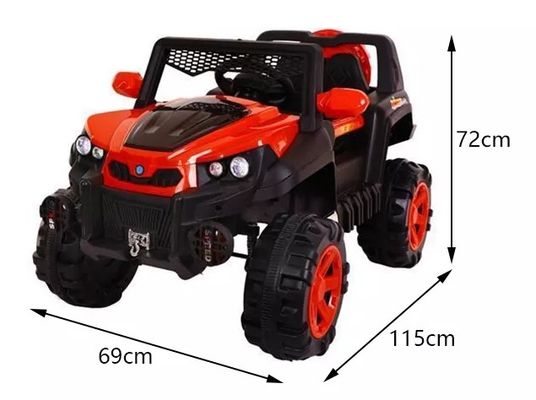 Unisex Ride-on Cars 12v Battery Electric Toy con telecomando e musica dinamica