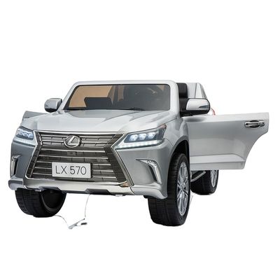 Colore di pittura blu Bambino guida in auto 12v SUV elettrico giocattolo con telecomando e musica