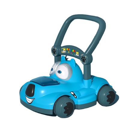 Bambini di plastica guidano su auto con tetto senza motore Disegno personalizzato rosa/blu/bianco