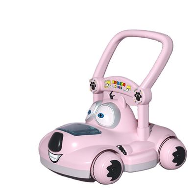 Bambini di plastica guidano su auto con tetto senza motore Disegno personalizzato rosa/blu/bianco
