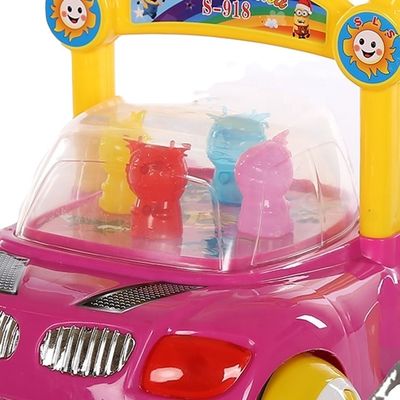 Musical Rubber Wheel Baby Walker 2022 Modello Ride On Toy per bambini da 2 a 4 anni