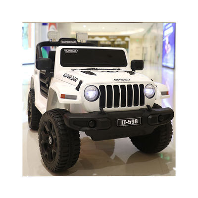 Rossa 12v 4 ruote luce elettrica 2 posti telecomando ricaricabile giocattolo auto per bambini