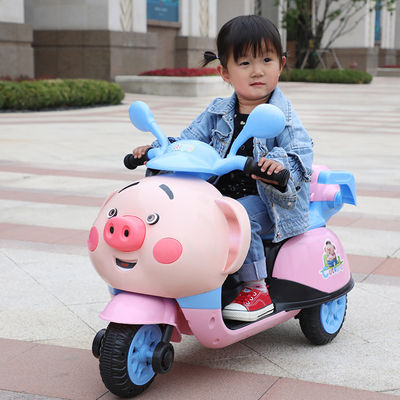 Canzoni per bambini Illuminazione a LED Giocattoli Guida su moto elettrica a 6 V per bambini dai 3 ai 6 anni