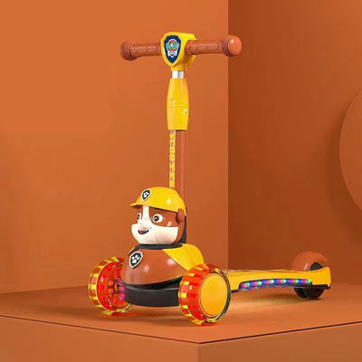 Unisex Scooter per bambini a batteria con flash pieghevole e a batteria