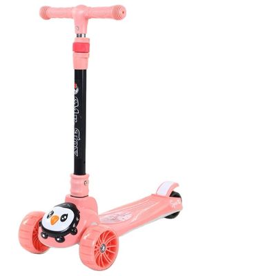 3 ruote in PU LED Baby Kick Scooter vendita per bambini Funzione illuminazione musicale One-click pieghevole