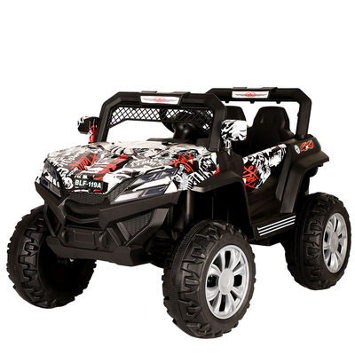 6v4*2 Veicolo fuoristrada superpotente doppio trazione elettrica doppio trazione auto per bambini bianco