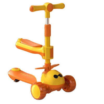 3 in 1 Baby Walker multifunzione 3 ruote a cavallo su plegabile grande ruota scooter auto per bambini