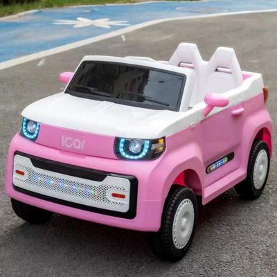 Batteria a quattro ruote di plastica per bambini giocattolo elettrico con telecomando 12V*390*2 motore