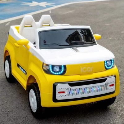 Batteria a quattro ruote di plastica per bambini giocattolo elettrico con telecomando 12V*390*2 motore