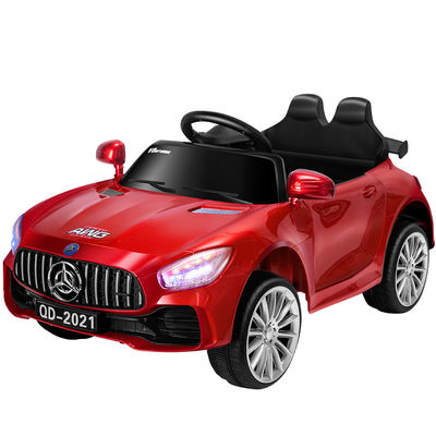 Auto giocattolo a pedali di grandi dimensioni per bambini 12v4.5 batteria PP plastica educazione precoce Due posti