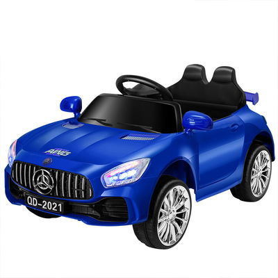 Auto giocattolo a pedali di grandi dimensioni per bambini 12v4.5 batteria PP plastica educazione precoce Due posti