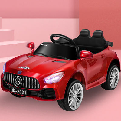 Auto giocattolo a pedali di grandi dimensioni per bambini 12v4.5 batteria PP plastica educazione precoce Due posti