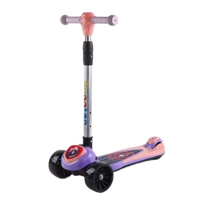 Scooter pieghevole per bambini rosa/blu/giallo/verde