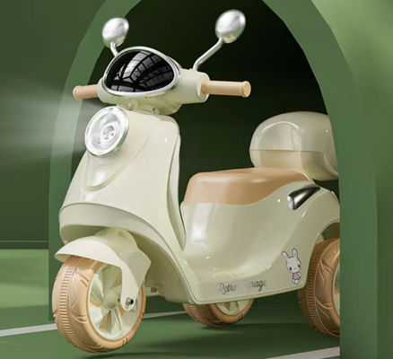 PP Plastic 6v Electric Ride on Car Motorbike per bambini Scatola di stoccaggio e luci 2023