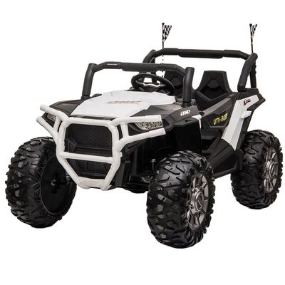 12V Two Seater Ride On Toy con telecomando e funzione musica/luce/USB/MP3/Bluetooth