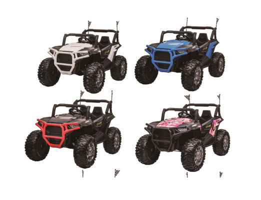 12V Two Seater Ride On Toy con telecomando e funzione musica/luce/USB/MP3/Bluetooth