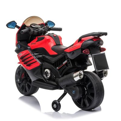 Motocicletta elettrica per bambini MP3 Illuminazione e ruote ausiliarie 6v 12v Batteria alimentata