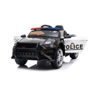 Guida a controllo remoto su auto di polizia elettrica 12V per bambini e età compresa tra 2 e 4 anni 2023