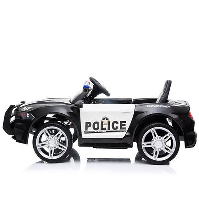 Guida a controllo remoto su auto di polizia elettrica 12V per bambini e età compresa tra 2 e 4 anni 2023