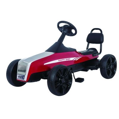 5-7 anni Unisex pedalare go-kart per bambini con sedili anteriori e posteriori regolabili