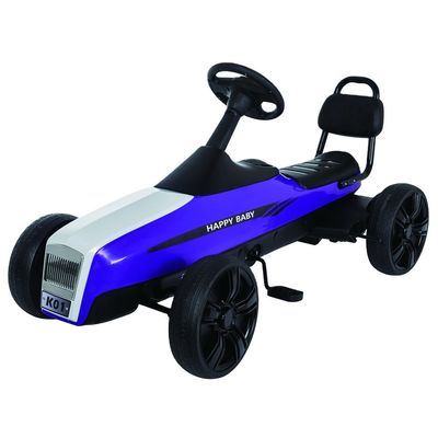 5-7 anni Unisex pedalare go-kart per bambini con sedili anteriori e posteriori regolabili