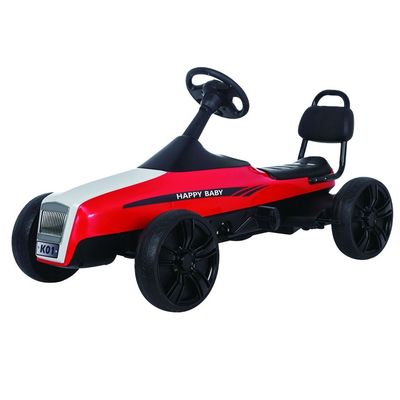 5-7 anni Unisex pedalare go-kart per bambini con sedili anteriori e posteriori regolabili