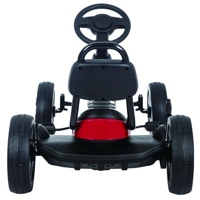 5-7 anni Unisex pedalare go-kart per bambini con sedili anteriori e posteriori regolabili