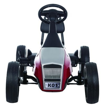 5-7 anni Unisex pedalare go-kart per bambini con sedili anteriori e posteriori regolabili