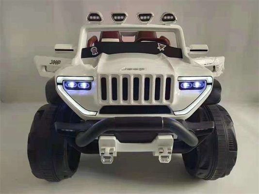 Carro elettrico per bambini in plastica con cassetta di stoccaggio e quattro ruote