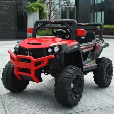 108*62*66Cm Plastico Off-Road Ride On Car per bambini 12v lussuosa due posti auto elettrica