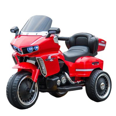 Bambini di plastica in mini moto con funzione di educazione precoce e storia in inglese