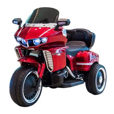 Bambini di plastica in mini moto con funzione di educazione precoce e storia in inglese