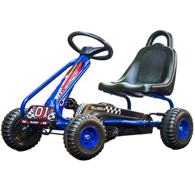 Ride On Toy Sedile regolabile Freno a mano Pedale a 4 ruote Go-Karts per divertimento dei bambini