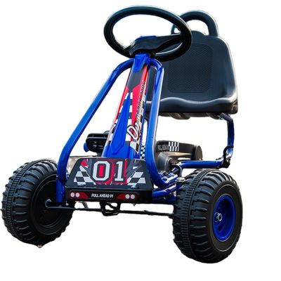 Ride On Toy Sedile regolabile Freno a mano Pedale a 4 ruote Go-Karts per divertimento dei bambini