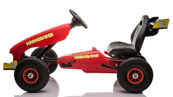 Sedile regolabile 4 ruote su pedale Kart Car per bambini di età compresa tra 3-8 G.W. N.W. 15/13KG