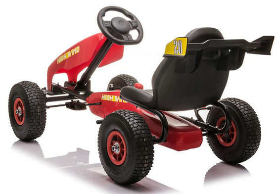 Sedile regolabile 4 ruote su pedale Kart Car per bambini di età compresa tra 3-8 G.W. N.W. 15/13KG