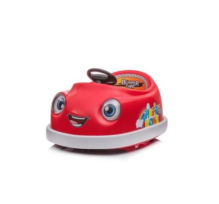 Bambini da 2 a 6 anni guidano auto elettrica a paraurti con un pulsante di frenata